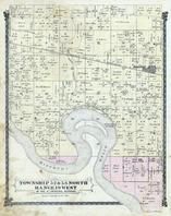 Township 52 and 53 North, Range 19 West, Dalton, Missouri River, Chariton County 1876 Version 1